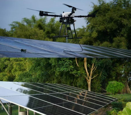 Buon prezzo ZAi-MX15 pannello solare drone di pulizia ad alta tensione per la pulizia di pareti di edifici alti in linea